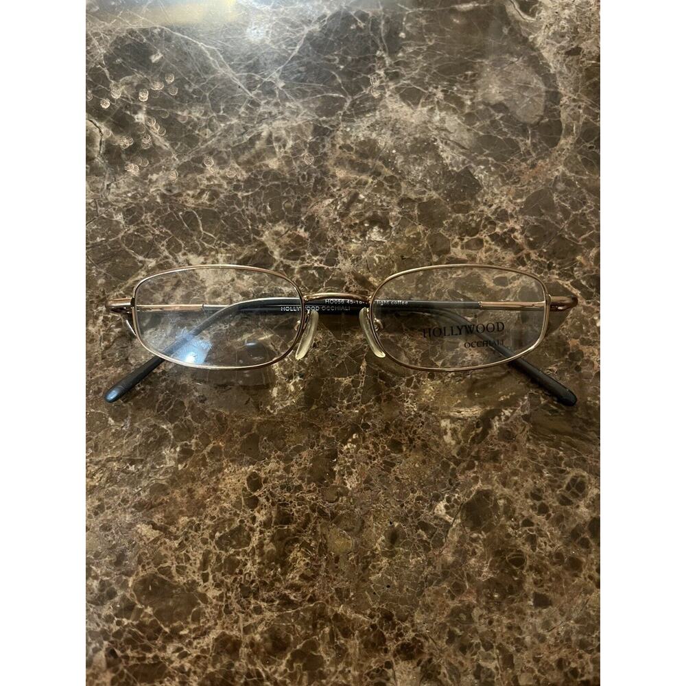 Hollywood HO 056 Light‎ Coffee 45-18-135 Metal Full Rim Eyeglasses Frame Only